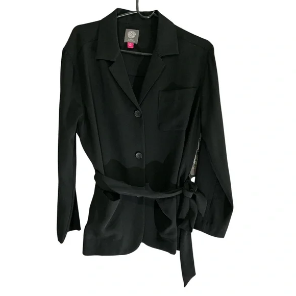 Vince Camuto Black Belted Blazer Elegant – Size M – NWT - Picture 8 of 14